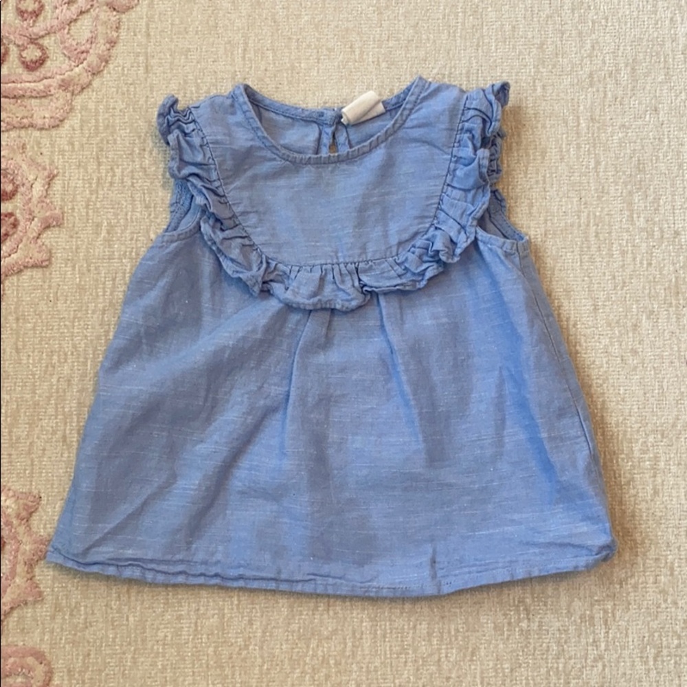 Ruffle sleeve top